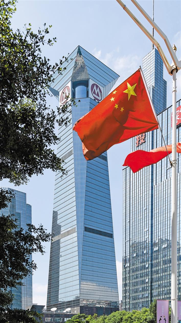 国旗飘扬别样红