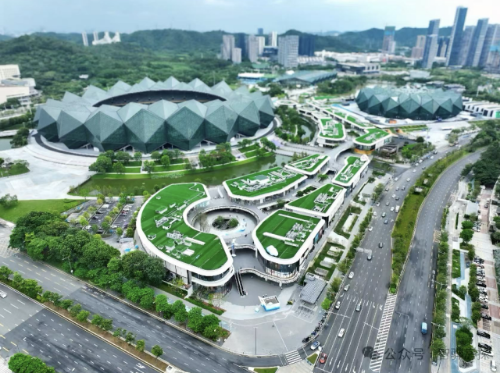 龙岗区大运片区，上线“绿色升级”。