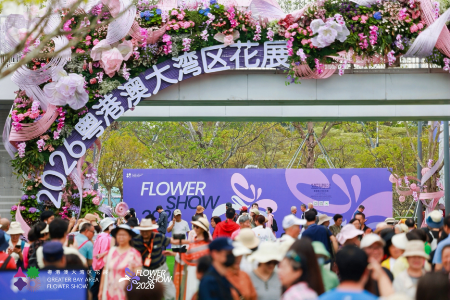 2026粤港澳大湾区花展浪漫启幕——湾区花开,共绘融合共生之美