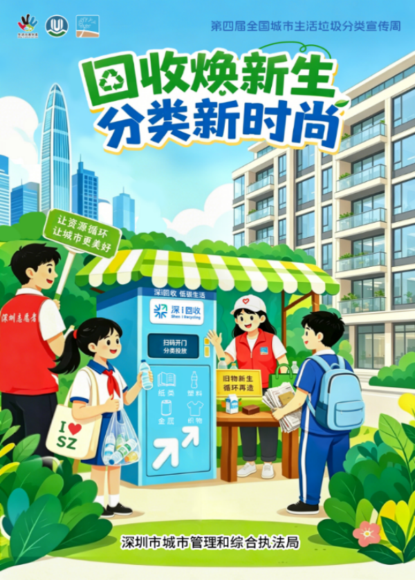 深圳市第四届全国城市生活垃圾分类宣传周海报（竖版）.jpg